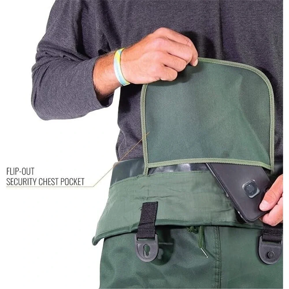 Frogg Toggs Cascades 2-ply Poly/Rubber Bootfoot Chest Wader - 2715343 - Size 8